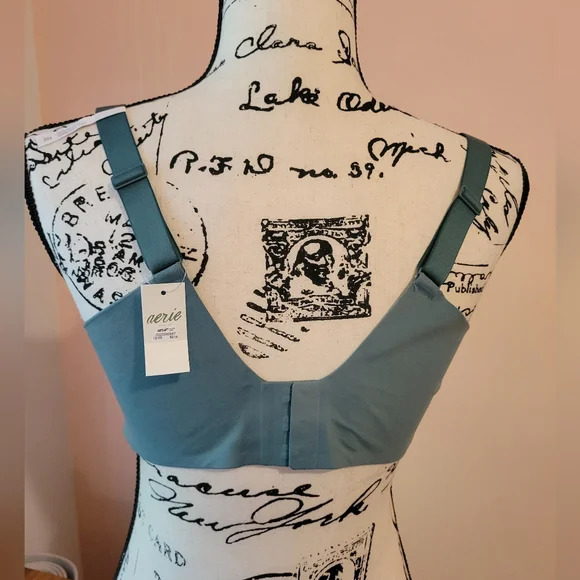 Aerie Real Free Full Coverage Teal Bra, NWT, 40B - Picture 4 of 7